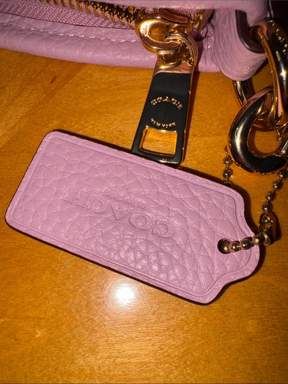 Coach Laurel Shoulder Bag in Carnation Pink - Picture 14 of 15